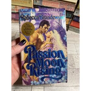 Passion Moon Rising Rebecca Brandewyne Paperback Romance 1988 1st Print Ex-Lib